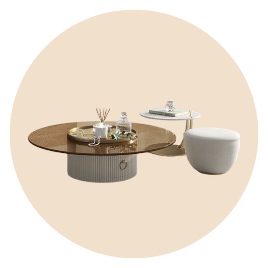 طـاولات القهوة والتلفزيـون