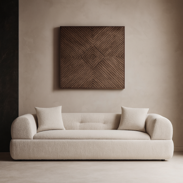 كنبة ثلاثية مورجن - بيج فاتح