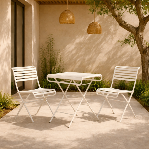 طقم جلسة خارجية اريلا - كريمي - 3 قطع