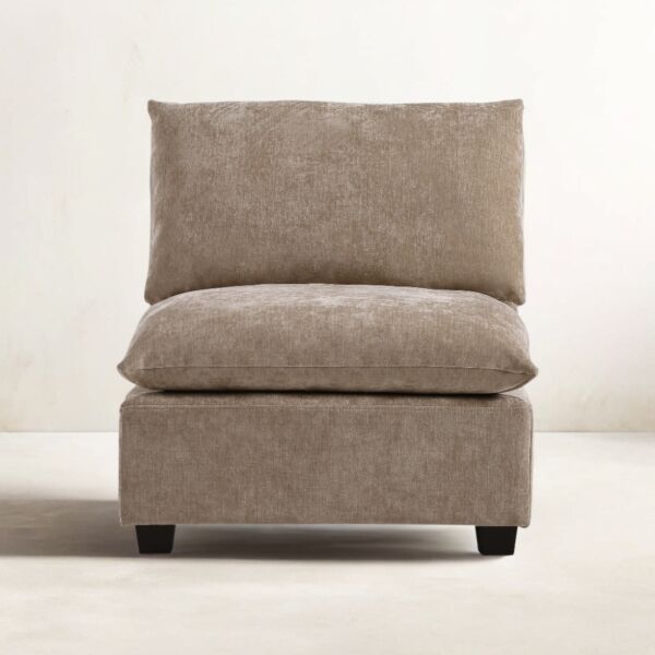 كنبة مفردة كلاود لاين - بني