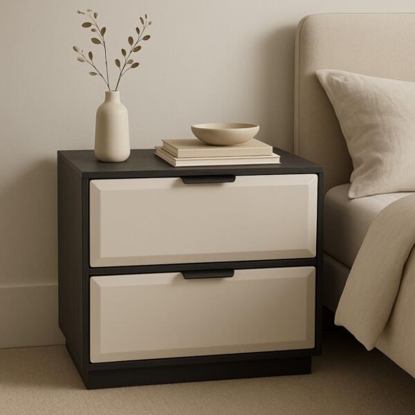 كومودينو سيرال - اسود وبيج فاتح