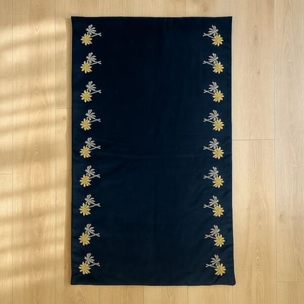 سجادة صلاة حياكة يدوية نخيل - اسود ومتعدد الالوان