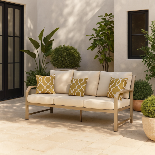 كنب جلسة خارجيه ثلاثي نيس - بيج