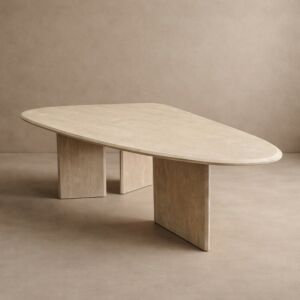 طاولة طعام سيمارا - 8 اشخاص - بيج