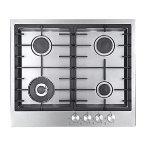 سطح غاز باوماتيك مدمج بلت ان- مسطح - 4 مواقد - ستيل