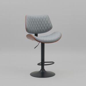 كرسي مرتفع قابل للتعديل بستيلا - رمادي