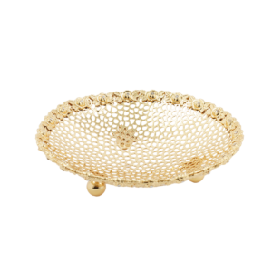 صحن تقديم لورزان - ذهبي