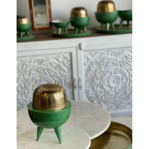 مبخرة كلاسي اخضر - وسط