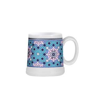 طقم مج قطعتين كايا - ازرق وبلاتين