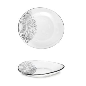 صحن 40 سم زجاج لفانت