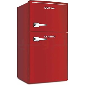 ثلاجة كلاسك جي في سي برو 85 لتر - احمر