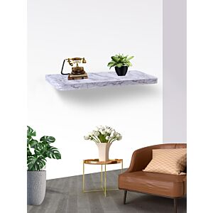 رف جداري رواندوس طول 60 سم لون رخامي فاتح