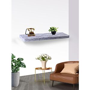 رف جداري رواندوس طول 100 سم لون رخامي فاتح