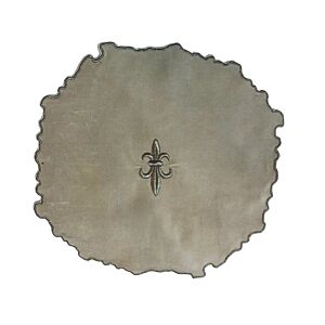 لبادة صحون زهرة الفلّية - رمادي