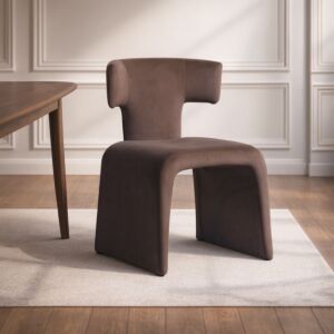 كرسي طعام ماردين - بني