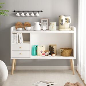 ركن قهوة كورنا عصري - أبيض