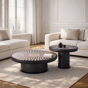  طاولة قهوة فينتو - اسود ومتعدد الالوان