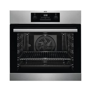 فرن أيه إي جي 60 سم مدمج - بلت ان - متعدد الوظائف مع تقنية توزيع الحرارة المتساوي - ستانليس ستيل