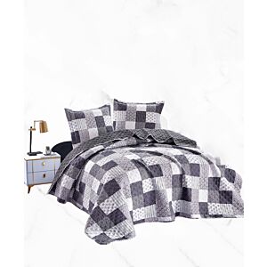 طقم لحاف كينغ مارت 4 قطع مشجر