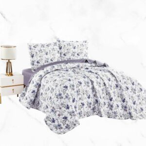 طقم لحاف كينغ مريانا 4 قطع مشجر