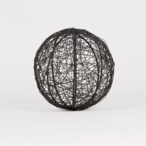 زينة معلقة كرة شبكية وسط من أزهى - اسود