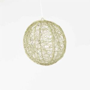 زينة معلقة كرة شبكية وسط من أزهى - اخضر
