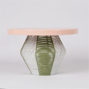 حامل كيك من ميموسا - بيج واخضر