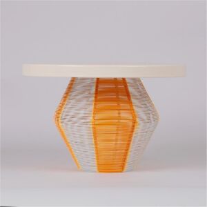 حامل كيك من ميموسا - برتقالي وبيج