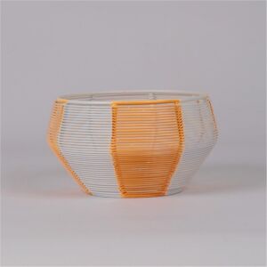سلة تخزين حجم كبير من ميموسا - برتقالي