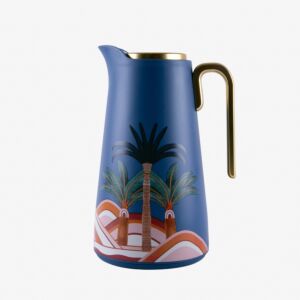 ترمس شاي وقهوة من كاسا بالما - 1 لتر - ازرق ومتعدد الالوان