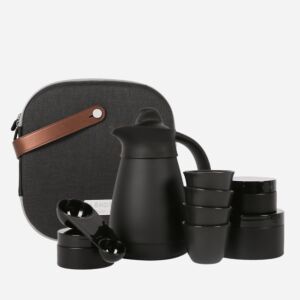 طقم حقيبة قهوة للسفر - 10 قطع