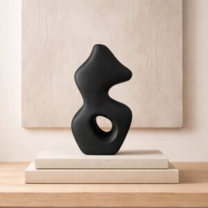 تحفة ديكور ابيلا صغيرة - اسود