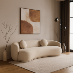 كنبة ثلاثية امارا - بيج فاتح