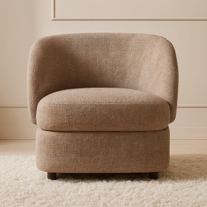 كنبة مفرد ميجا - بني