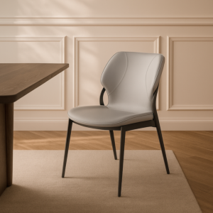 كرسي طعام بيانكا - رمادي فاتح