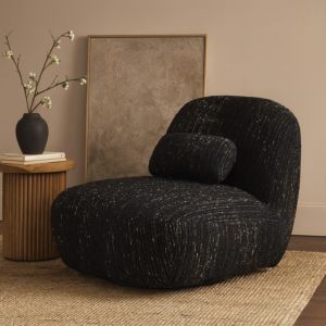 كرسي دوار ريكو - أسود ومتعدد الالوان