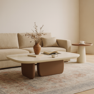 طاولة قهوة مع طاولة جانبية كاتي