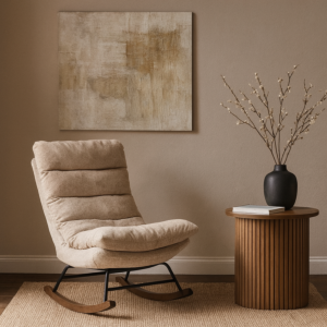 كرسي استرخاء هزاز مدونا - بيج