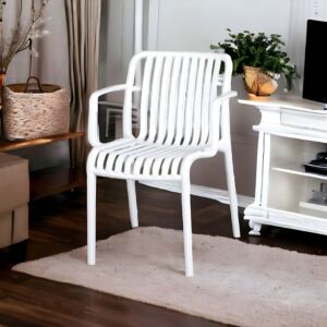 كرسي خارجي مونتيا - ابيض