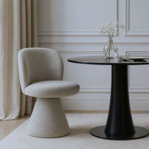 كرسي طعام دوار اريلا - بيج