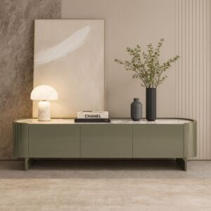 طاولة تلفزيون ارجينا - اخضر ومتعدد الالوان