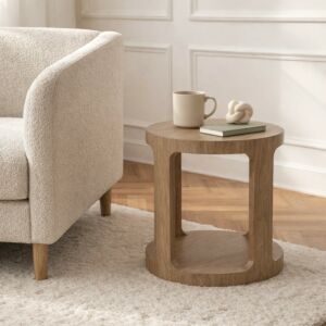 طاولة جانبية من مجموعه فيترا - بني