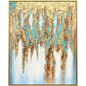 لوحة فويل غولد مرسومة يدوياً