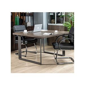 طاولة اجتماعات مكتبية كيانا بدون كراسي - بني