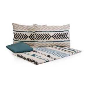 طقم مفرش سرير كارماليتا 4 قطع حجم ملكي - 193×203 سم