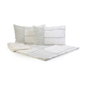 طقم مفرش سرير شودو 4 قطع حجم كينغ - 180×200 سم