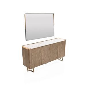 طاولة بوفيه مع مرآة ريجنالد