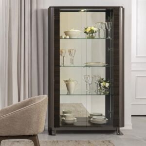 خزانة بوفيه بوروترا - اسود وبني