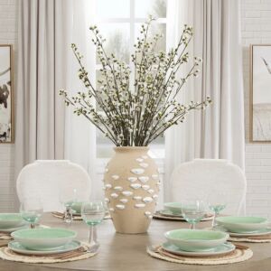 فازة بروفيلا - بني فاتح وأبيض