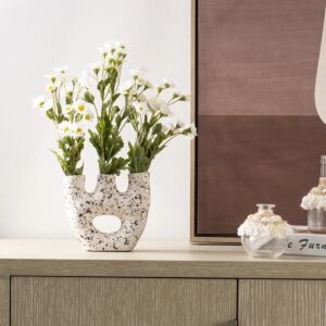 فازة حجم صغير سوريلا - ابيض ومتعدد الالوان